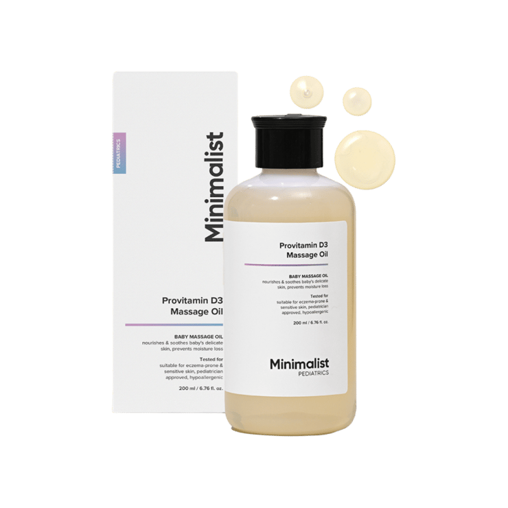 Minimalist Provitamin D3 Baby Massage Oil – 200 ml