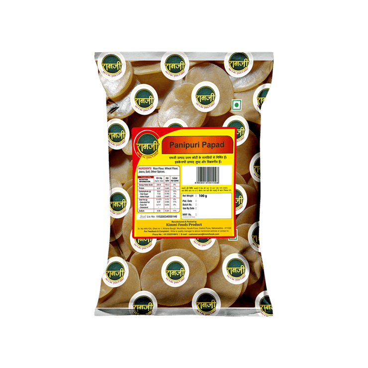 Ramji Pani Puri Papad – 100 g