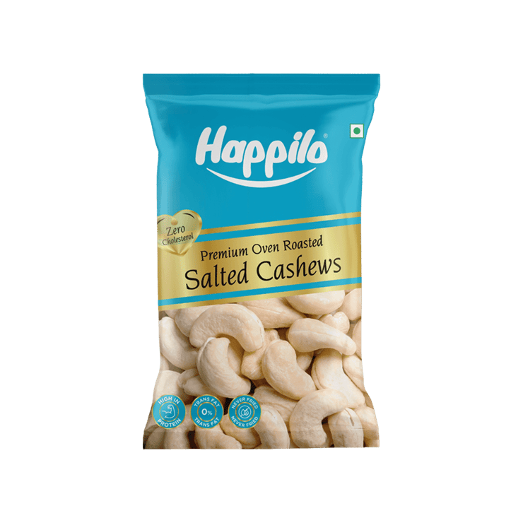 Happilo Premium Salted Roasted Flavoured Cashew – 35 g