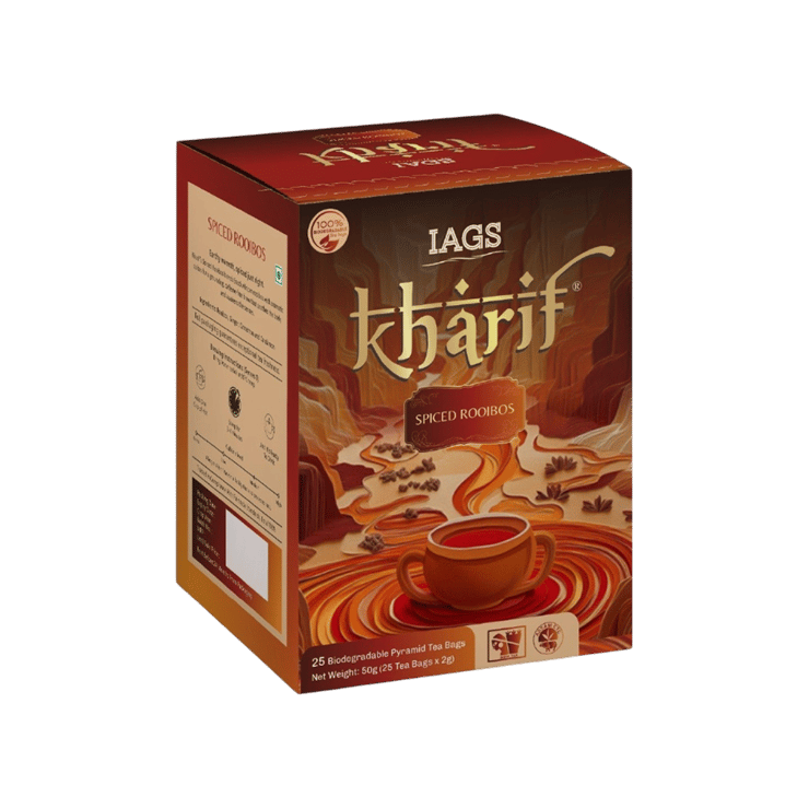Kharif Spiced Rooibos Flavoured Tea Bags – 25 x 2 g