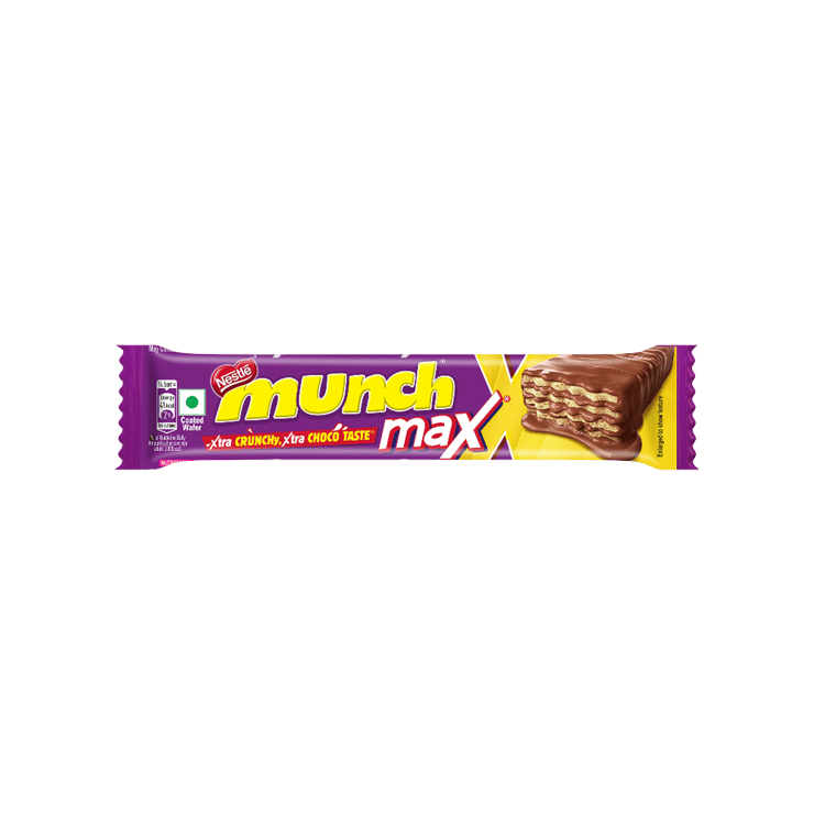 Nestle Munch Max Choco Coated Crunchy Wafer Chocolate – 38 g