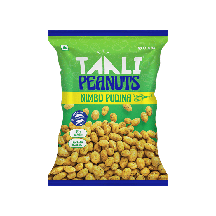 Taali Roasted Nimbu Pudina Peanuts (Bharuchi Nuts) – 140 g