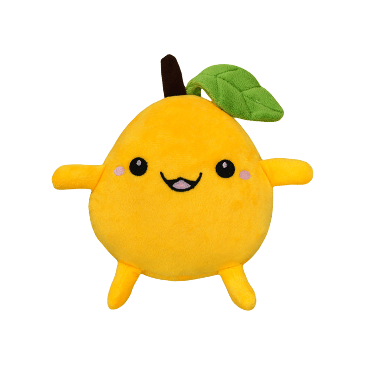 Super Pet Mango Plush Dog Toy (Yellow) – 1 unit