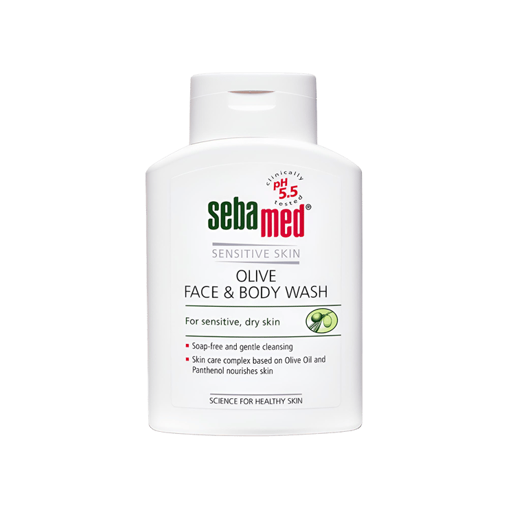 Sebamed Olive Face & Body Wash (For Sensitive & Dry Skin) – 200 ml
