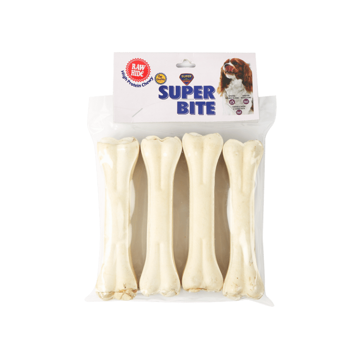 Super Dog Pressed Bone (Medium, 6″) – 1 pack (4 pieces)