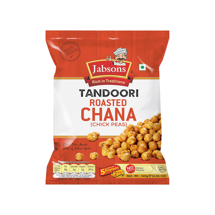 Jabsons Tandoori Roasted / Bhuna Chana – 140 g