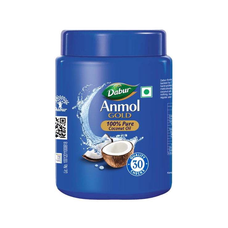 Dabur Anmol Gold 100% Pure Coconut Hair Oil – 550 ml