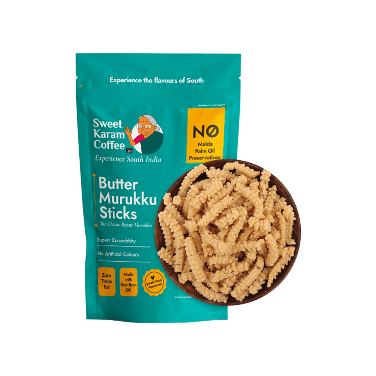 Sweet Karam Coffee Butter Murukku Namkeen – 95 g