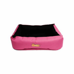Nootie Anti-Slip Soft Dog Bed (Black, Pink) - 1 unit