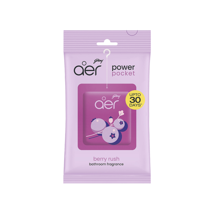 Godrej Aer Power Pocket Berry Rush Air Freshener (Berry) – 10 g