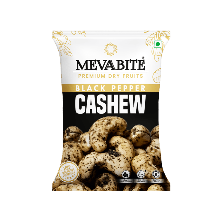 MevaBite Blackpepper Flavoured Cashew – 43 g
