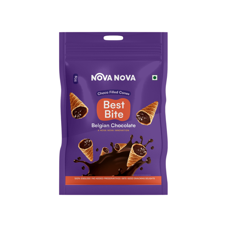 Nova Nova Best Bite Belgian Milk Chocolate Pack – 50 g