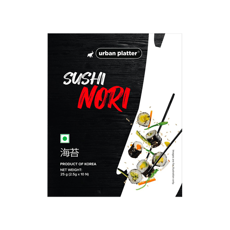 Urban Platter Sushi Nori Sheet (Seaweed) – 25 g