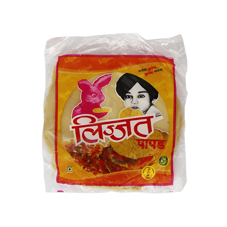 Lijjat Plain Urad Dal Papad – 200 g