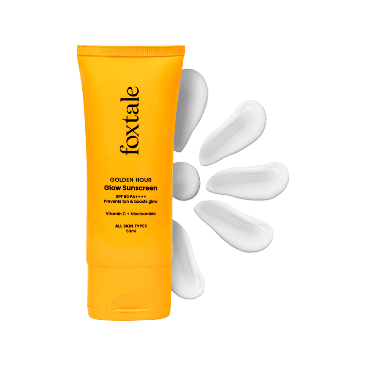Foxtale Golden Hour Glow Sunscreen (SPF 50 PA++++) – 50 ml