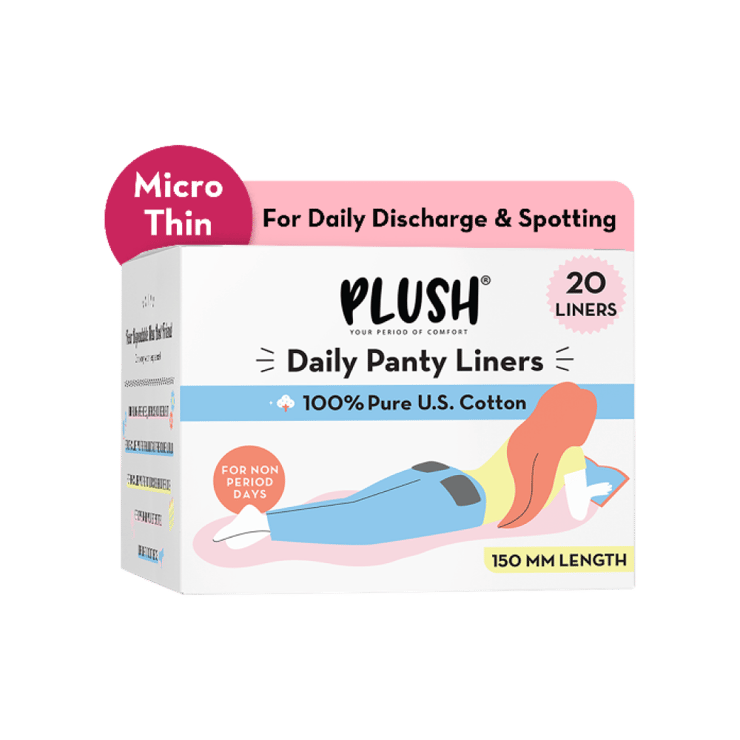 Plush Daily Panty Liners (for Non Period Days) – 20 pieces