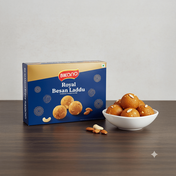 Besan Laddu by Bikano – 400 g