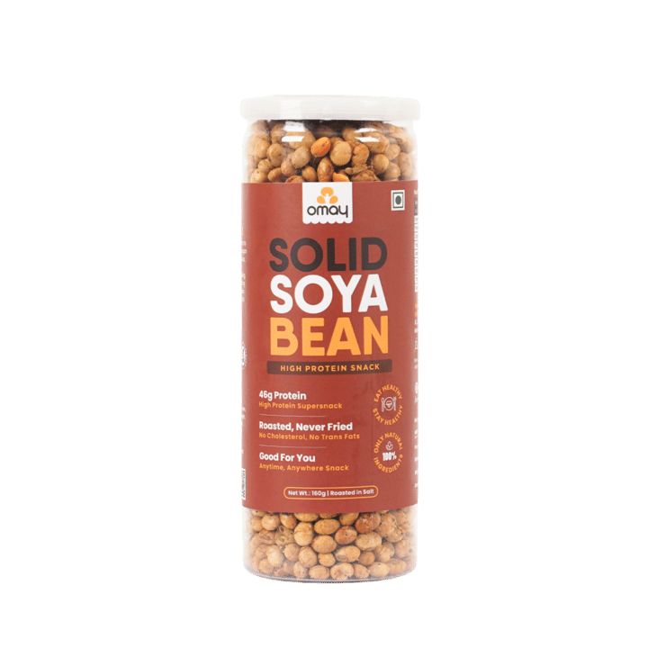Omay Foods Roasted Soyabean (Protein Rich) – 160 g