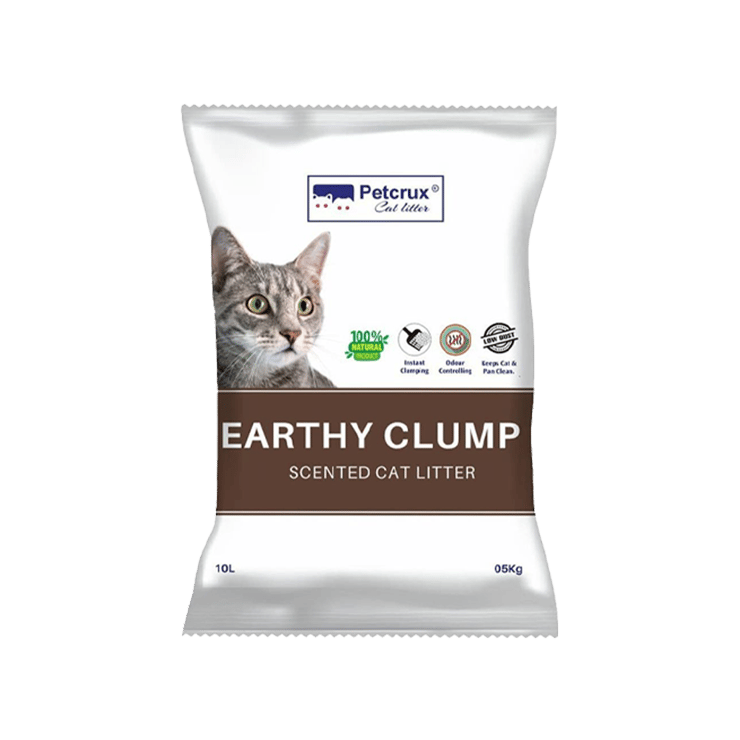 Petcrux Scented Earthy Clump Cat Litter – 5 kg