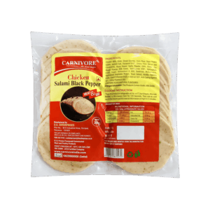 Carnivore Black Pepper Chicken Salami (Frozen) - 250 g