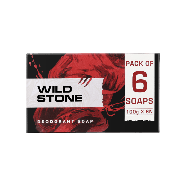 Wild Stone Deodorant Soap – 6 x 100 g