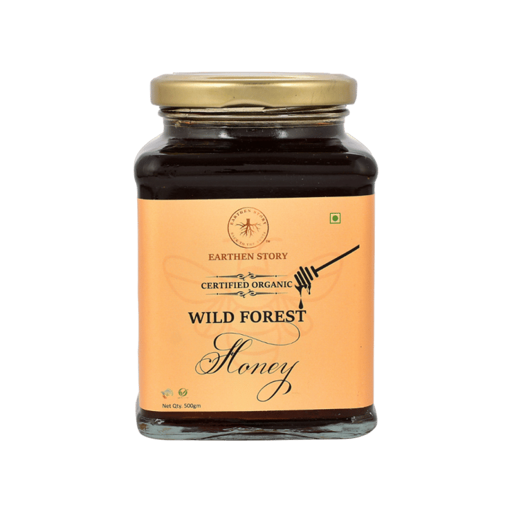 Earthen Story Wild Forest Certified Organic Honey – 500 g