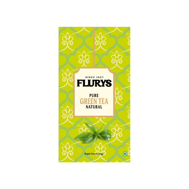Flurys Envelop Green Tea Bags – 100 units