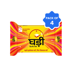 Ghadi Detergent Bar - Pack of 4 - 4 x 200 g