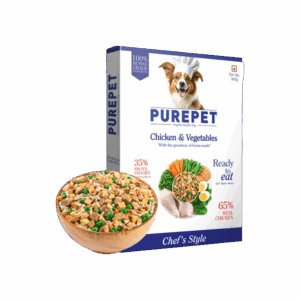PurePet Fresh Chicken & Veggie Dog Wet Food - 300 g