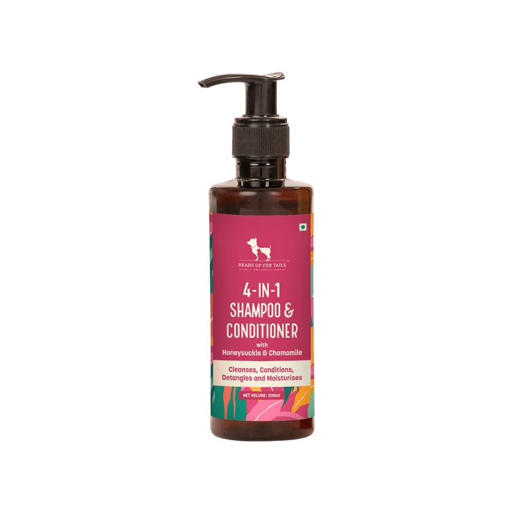 HUFT 4-in-1 Dog Shampoo & Conditioner – 200 ml