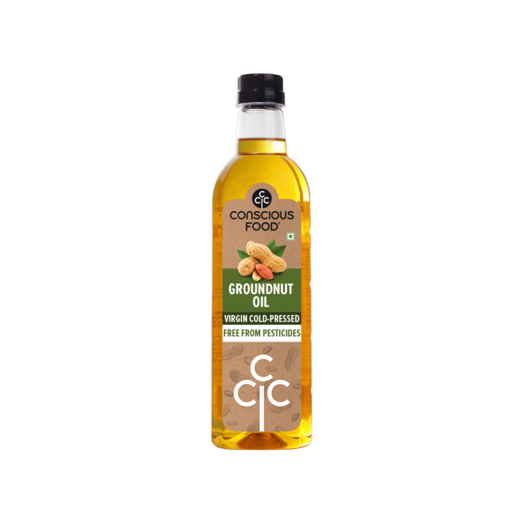 Conscious Food Groundnut Oil – 500 ml