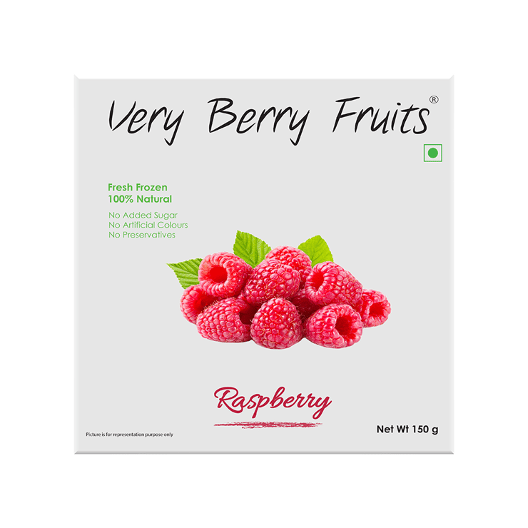 Very Berry Fruits Fresh Frozen Raspberry – 150 g