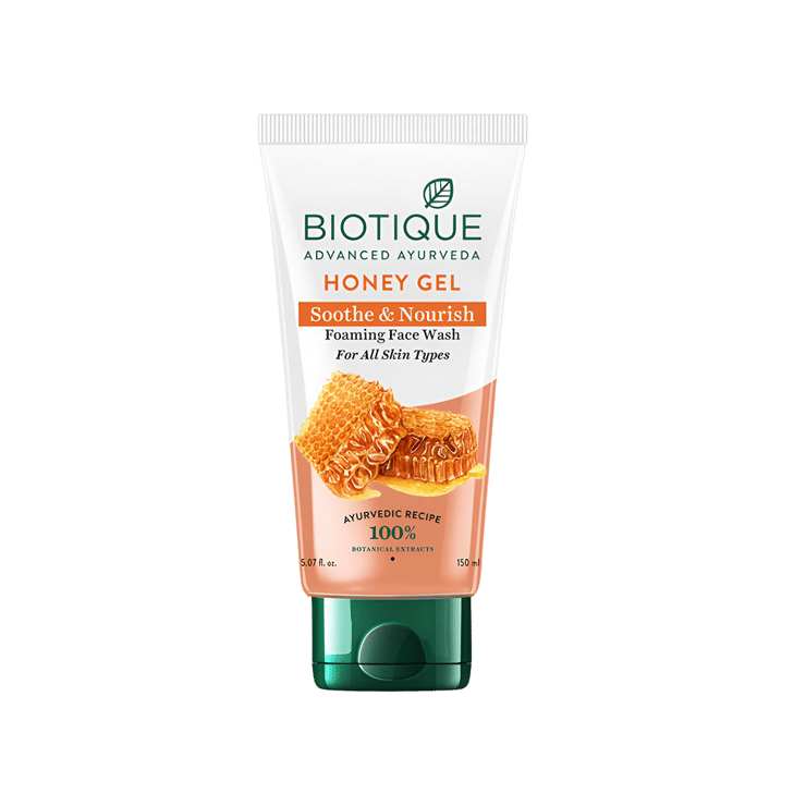 Biotique Honey Gel Soothe & Nourish Foaming Face Wash – 150 ml