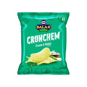 Balaji Crunchem Cream & Onion Wafers - 135 g