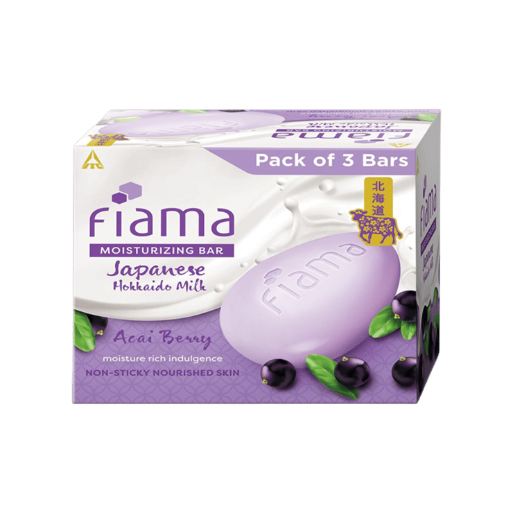 Fiama Moisturising Soap Bar – Acai Berry – 375 g