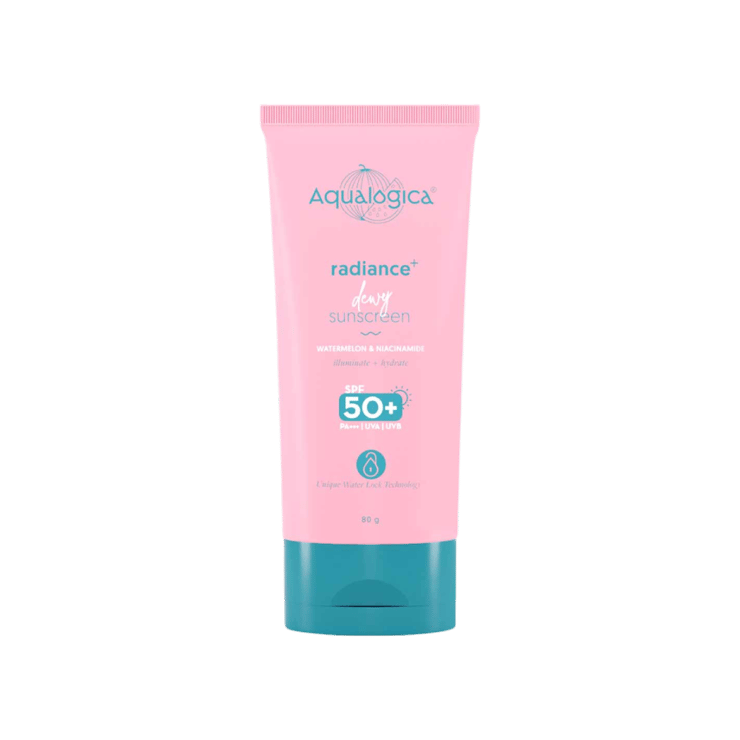 Aqualogica Radiance+ Dewy Sunscreen – 80 g (SPF 50+ PA+++) – 80 g