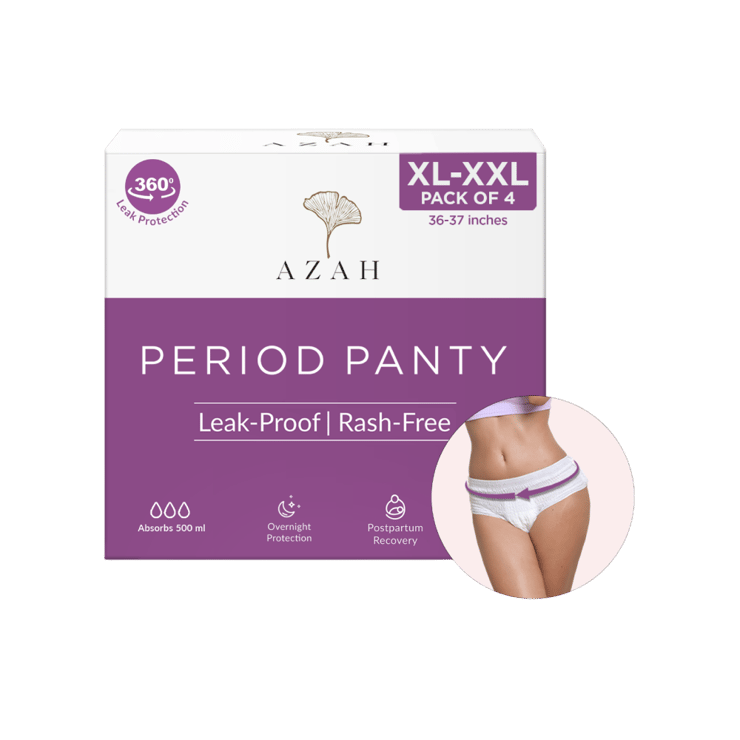 Azah Leak Proof Period Panty – 1 pack (4 pieces)