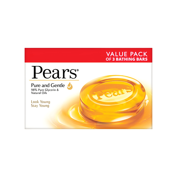 Pears Pure & Gentle Soap – 125 g (peck of 1)