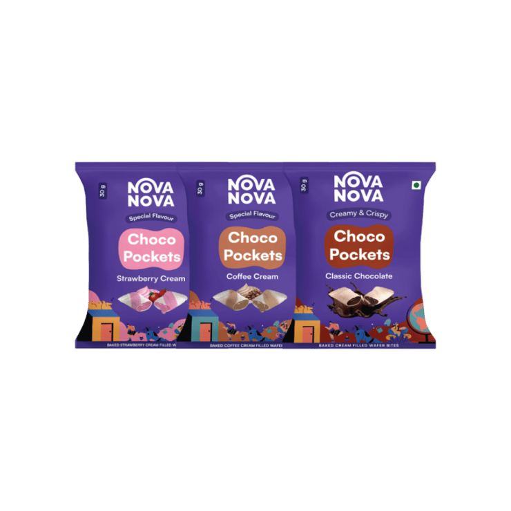 Nova Nova Assorted Chocolate Pack – 3 x 30 g