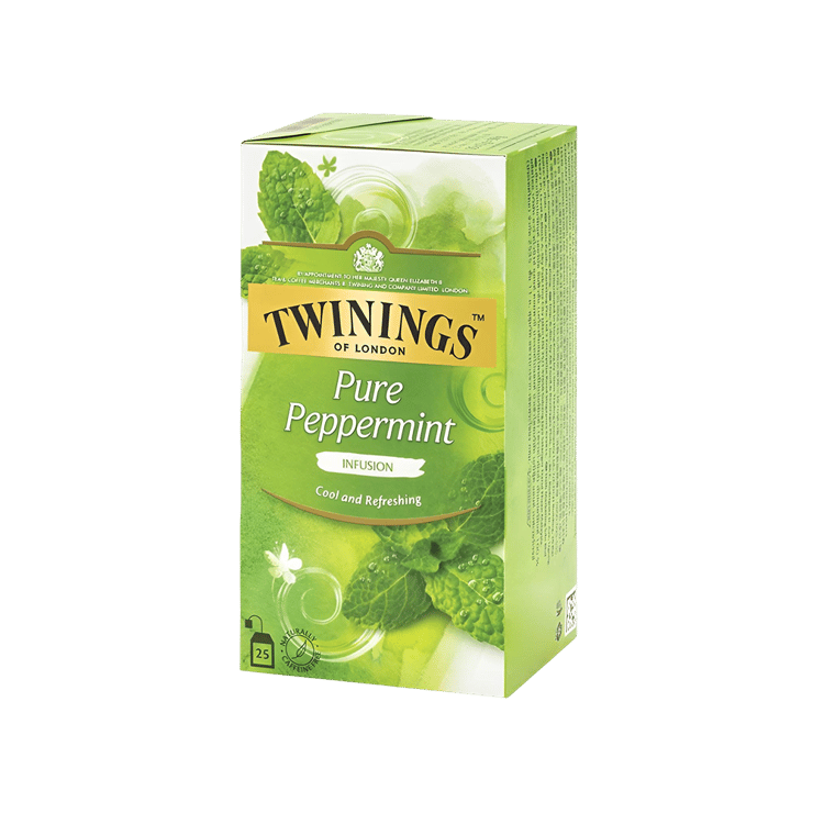Twinings Pure Peppermint Tea Bags – 25 pieces