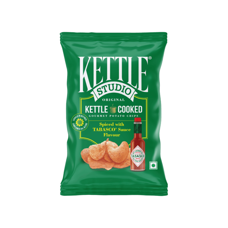 Kettle Studio Tabasco Sauce Flavour Potato Chips – 113 g