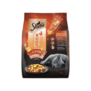 Sheba Chicken Flavour Dry Cat Food (For Kitten and Adult) - 400 g