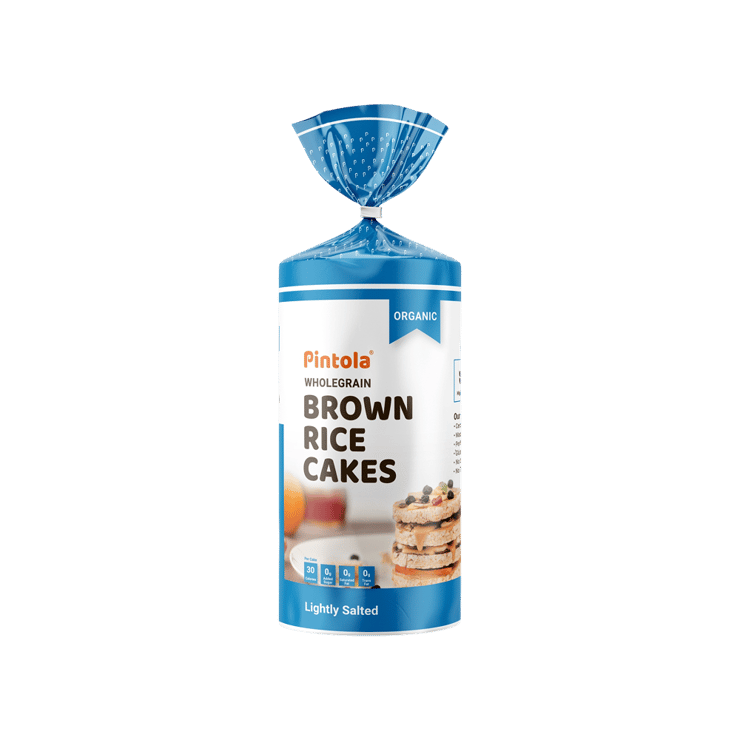 Pintola Organic Wholegrain Brown Rice Cake (Lightly Salted) – 130 g