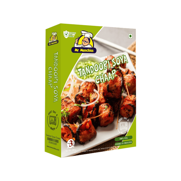 Mr. Munchies Tandoori Soya Chaap – 280 g