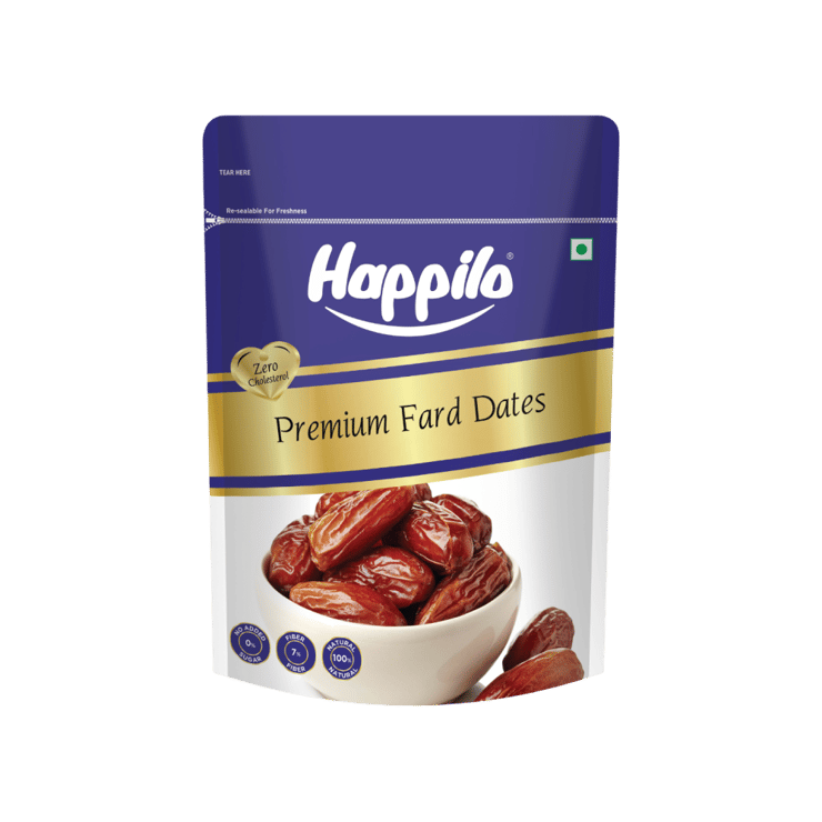 Happilo Premium Fard Dates (Laal Khajur) – 500 g