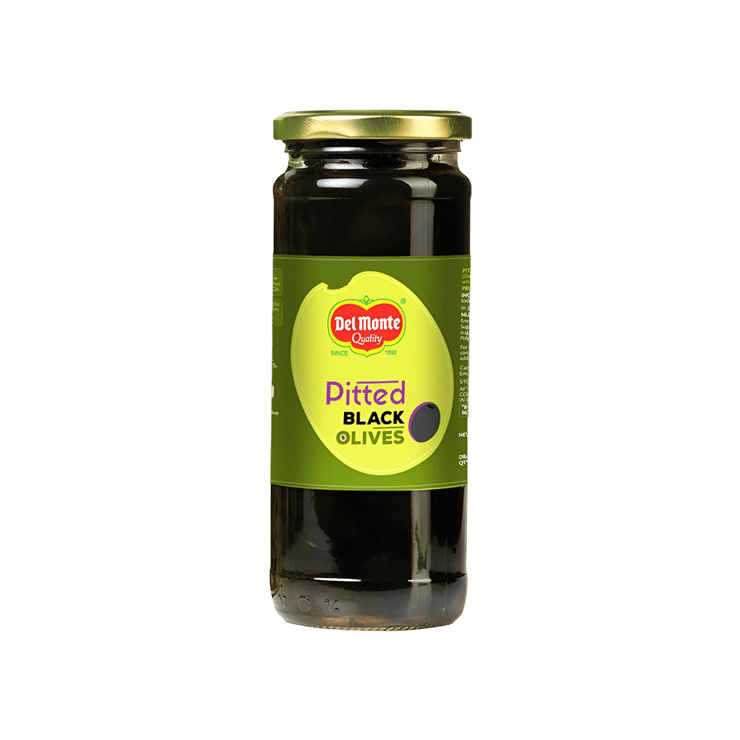 Del Monte Pitted Black Olives – 450 g