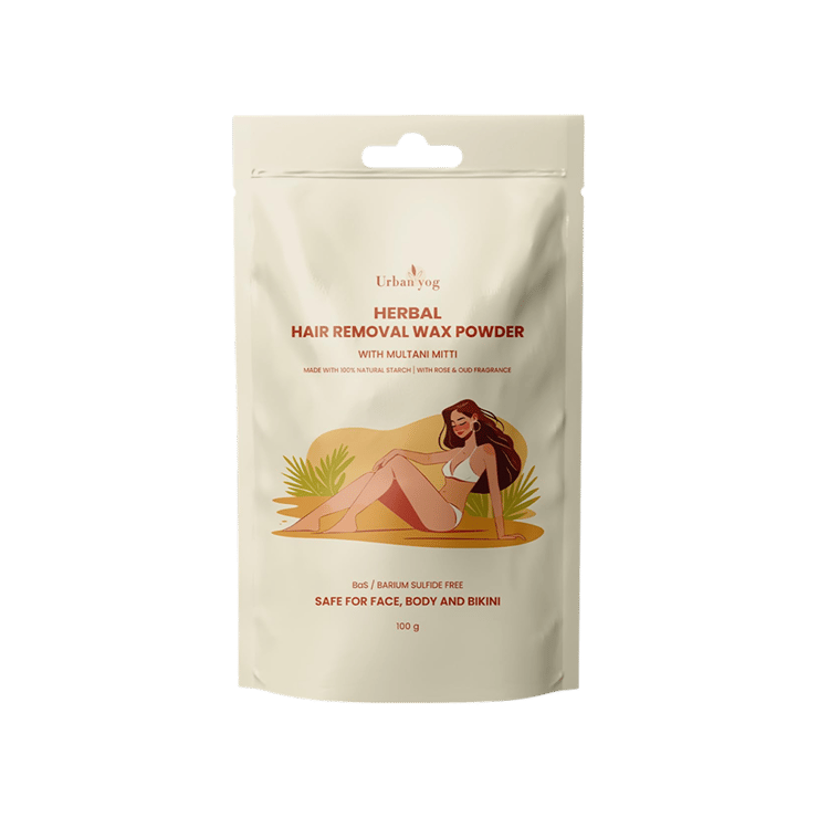 Urban Yog Herbal Hair Removal Wax Powder (With Multani Mitti) – 100 g
