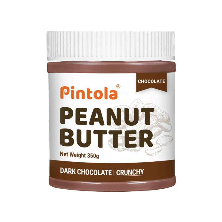 Pintola Dark Chocolate Crunchy Peanut Butter – 350 g
