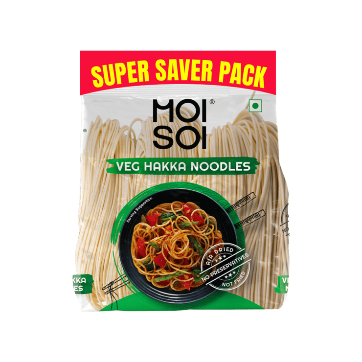 Moi Soi Veg Hakka Noodles – Not Fried – 500 g