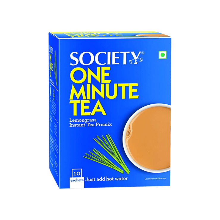 Society One Minute Lemongrass Instant Tea Premix – 140 g
